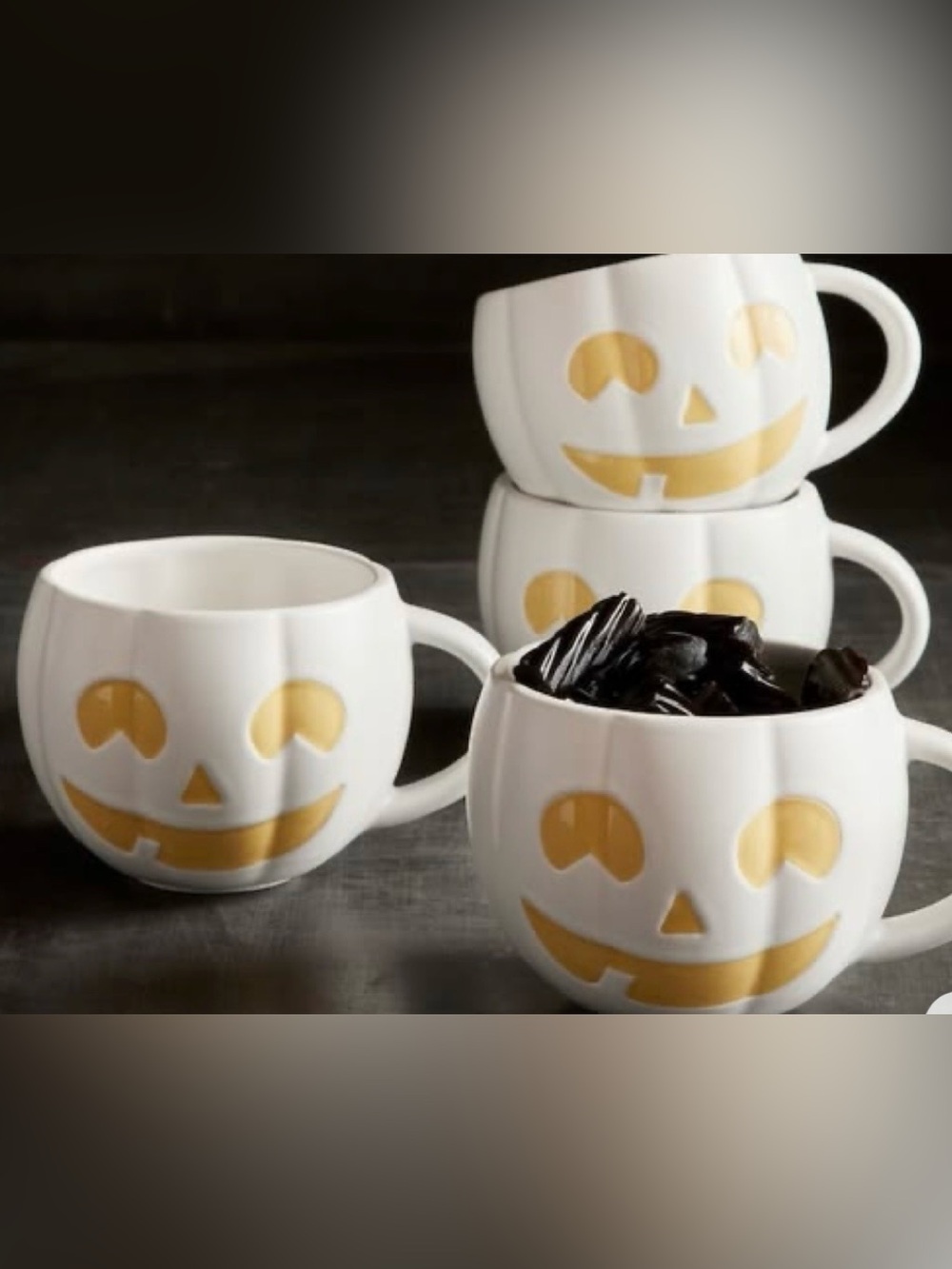 Pottery Barn Mugs Jack-o-Lantern - Picture 2 of 9